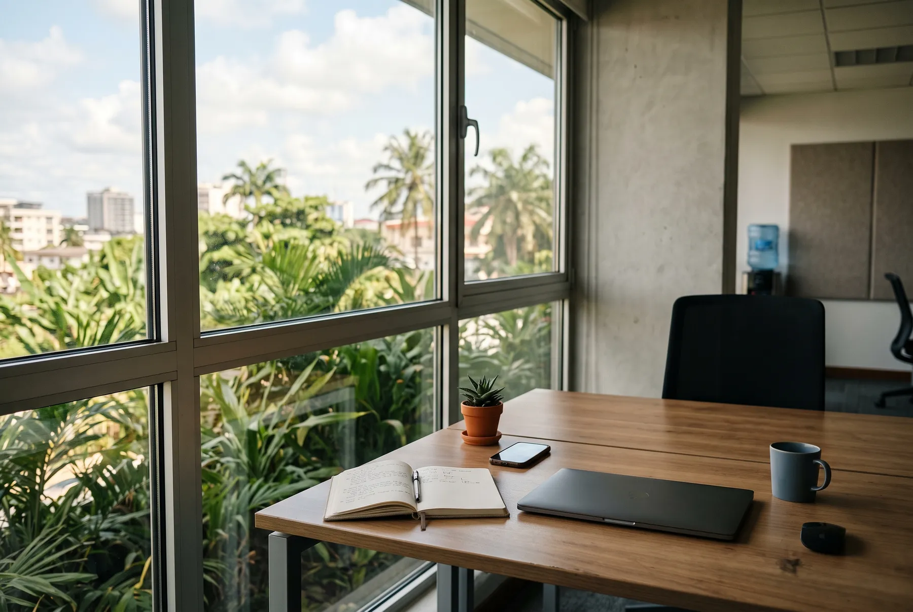 Bureau de MINERALIS à Libreville.