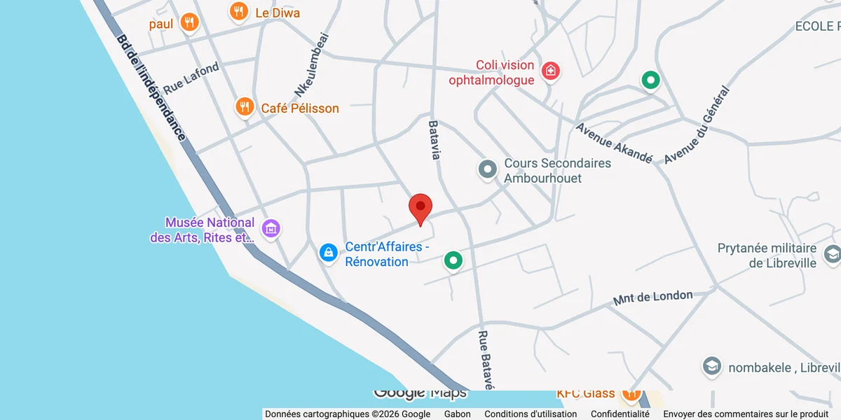 Find us — Libreville, Gabon